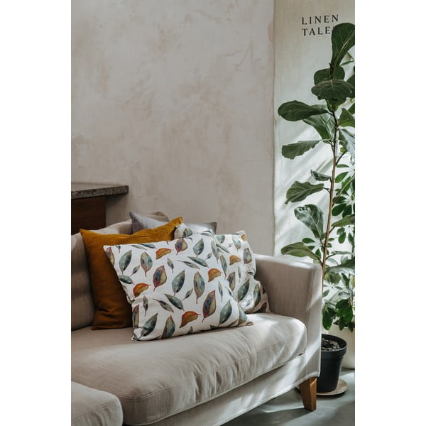 Ленена калъфка за възглавница 50x50 cm Golden Fall – Linen Tales-image-1