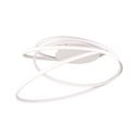 Бяла LED светлина за таван с метален абажур Nala - Trio Select