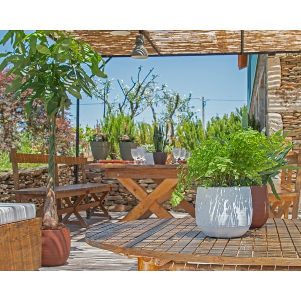 Керамична ръчно изработена саксия за цветя ø 16 cm Aura – Artevasi-image-2