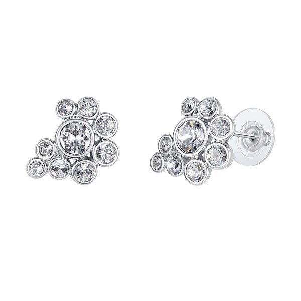 Postříbřené náušnice s krystaly Swarovski Lilly & Chloe Ginette