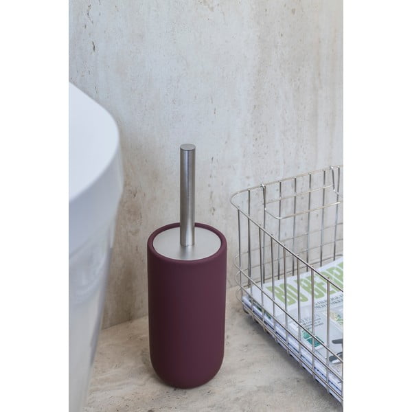 Тъмнолилава керамична четка за тоалетна Lotus Play – Mette Ditmer Denmark-image-1