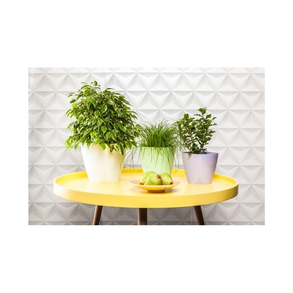 Светложълта саксия Camay Vanilla, ø 18,5 cm - Plastia-image-1
