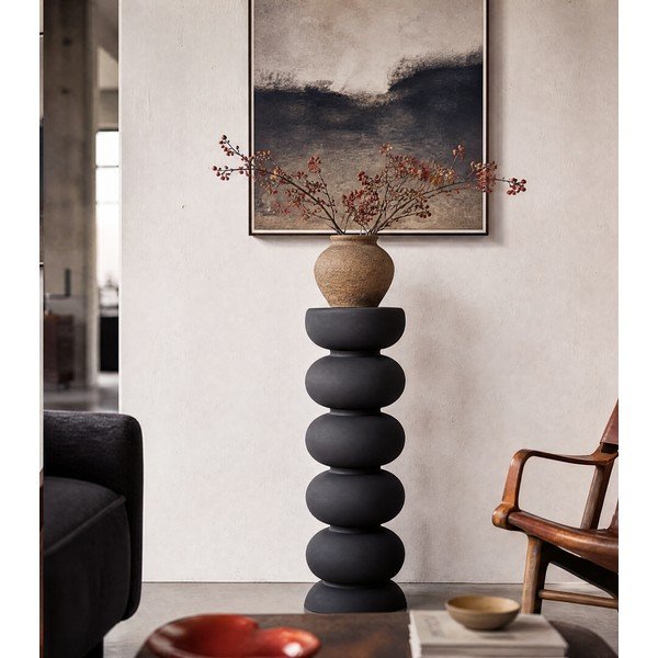 Метална кръгла странична масичка ø 35 cm Kobodo – Light & Living-image-1