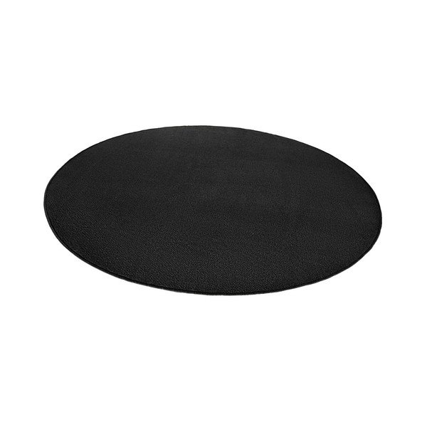 Черен килим , ⌀ 133 cm - Hanse Home-image-3