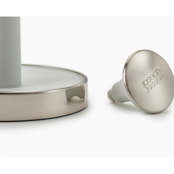 Бяла пластмасова стойка за кухненска хартия ø 16 cm Push&Tear – Joseph Joseph-image-4