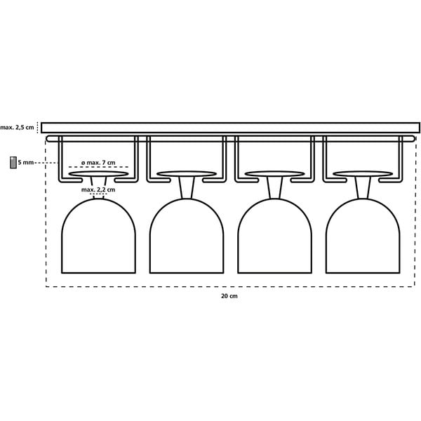 Стелаж за стъкло в шкафа - Wenko-image-3
