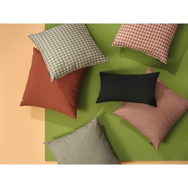 Оранжево-бяла външна възглавница , 50 x 50 cm Poule - Hartman-image-3