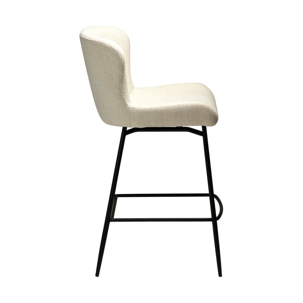 Кремав тапициран бар стол (височина на седалката 67,5 cm) Glam – DAN-FORM Denmark-image-1
