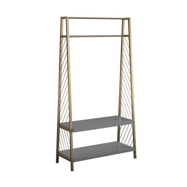 Коридор в сиво-златист цвят Brielle - CosmoLiving by Cosmopolitan-image-2