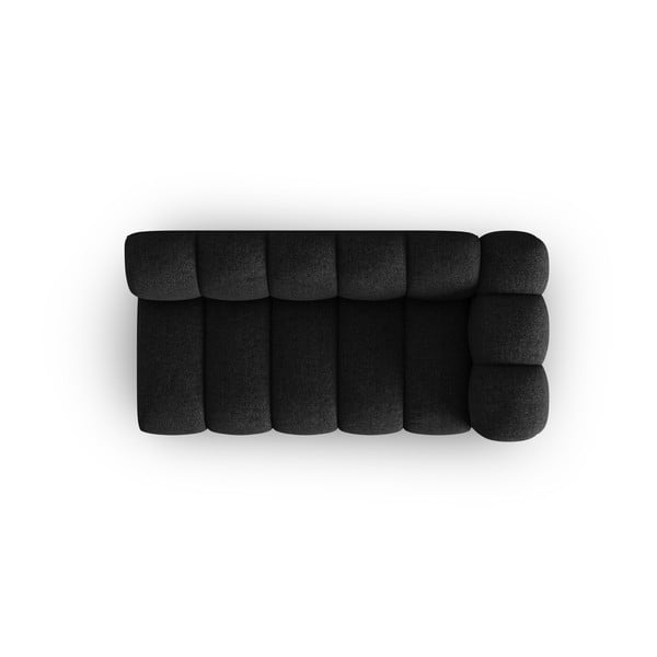 Черно-антрацитен модулен диван (десен ъгъл) Lupine – Micadoni Home-image-2