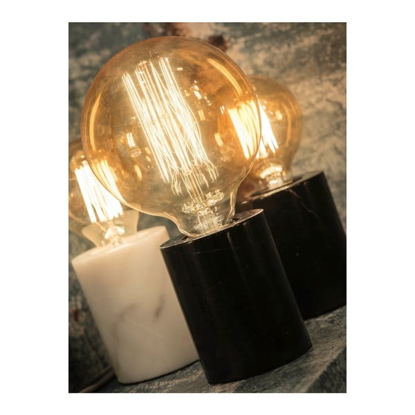 Черна настолна лампа с мраморна основа Athens - it's about RoMi-image-3