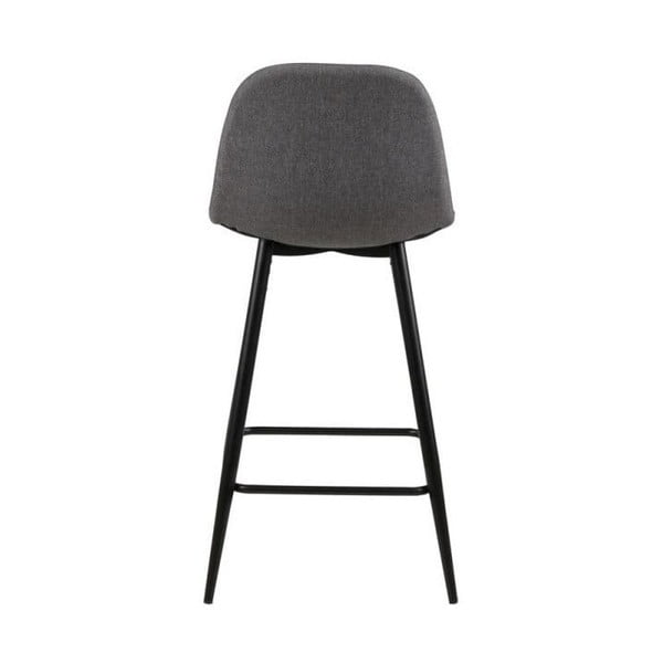 Светлосиви тапицирани бар столове в комплект 2 бр. (височина на седалката 65 cm) Wilma – Actona-image-4