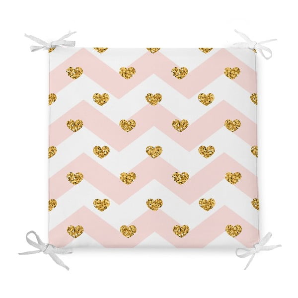 Пастелни сърца от памучна смес, 42 x 42 cm - Minimalist Cushion Covers