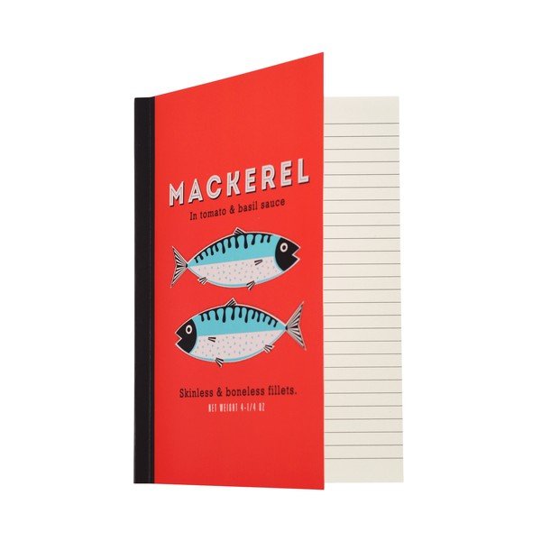 Тетрадка 60 страници формат A5 Fish - Rex London-image-1