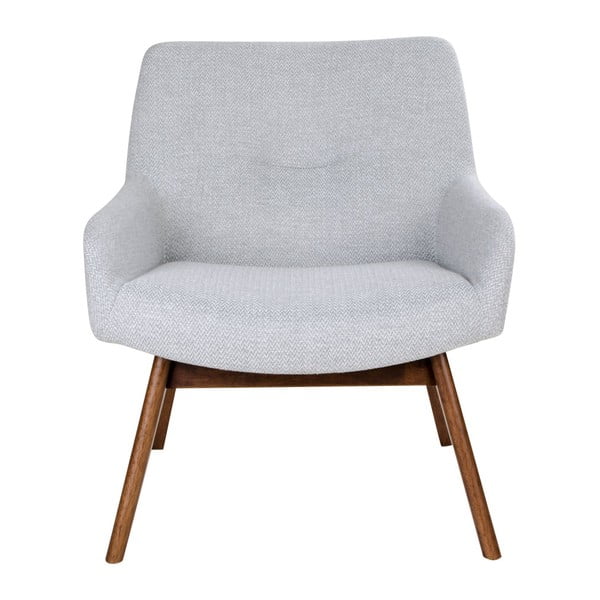 Светлосиво кресло от орех Лондон - House Nordic