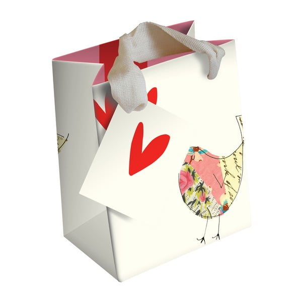 Подаръчна чанта Птица и сърца - Caroline Gardner