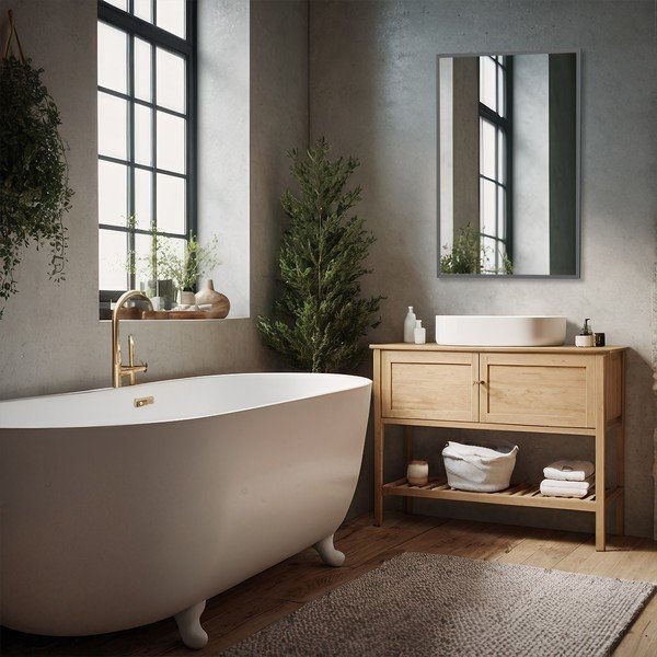 Стенно огледало 52x72 cm Grey – knor-image-1