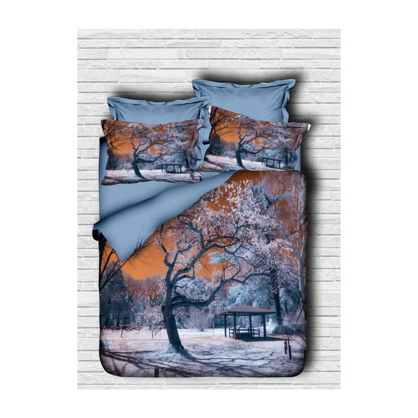 Коледно спално бельо за двойно легло с чаршаф Arsenio, 200 x 220 cm - Mijolnir