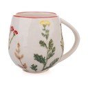 Бяла порцеланова чаша 240 ml Flower Garden – Dakls