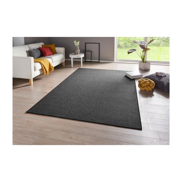 Antracitově šedý koberec BT Carpet Casual, 80 x 150 cm-image-4