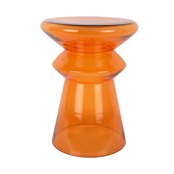 Стъклена кръгла странична масичка ø 32 cm Amarre  – Leitmotiv