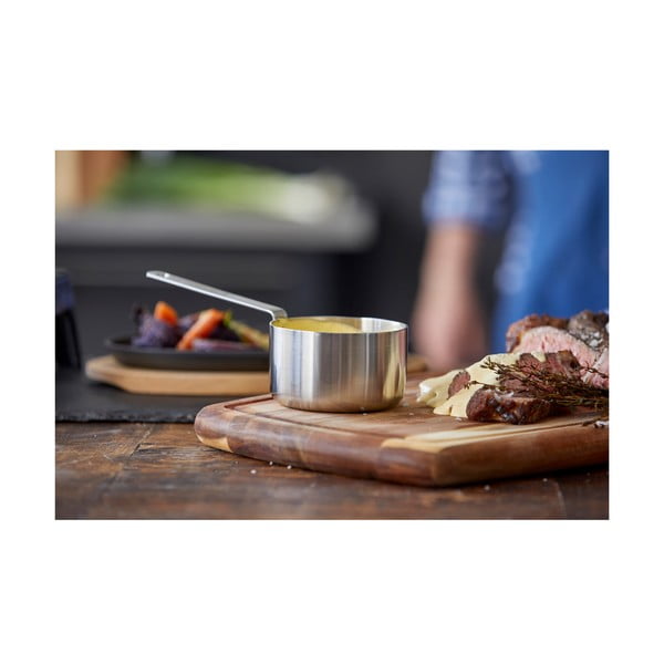 Тиган от неръждаема стомана подходящ за индукционен котлон 450 ml – Holm-image-1