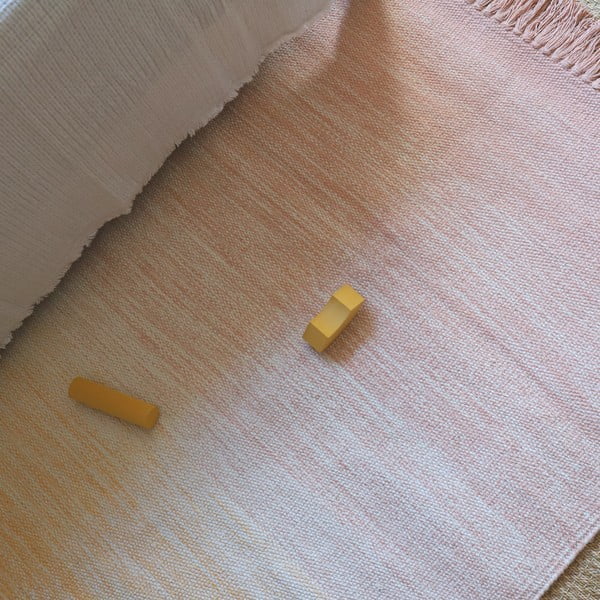 Оранжево-розов миещ се килим 100x150 cm Kirthy - Nattiot-image-3