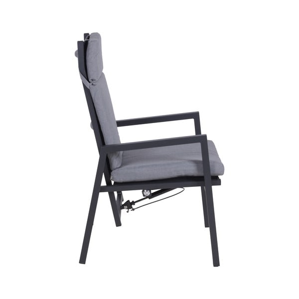 Сив градински стол метален Sintra – Garden Pleasure-image-2