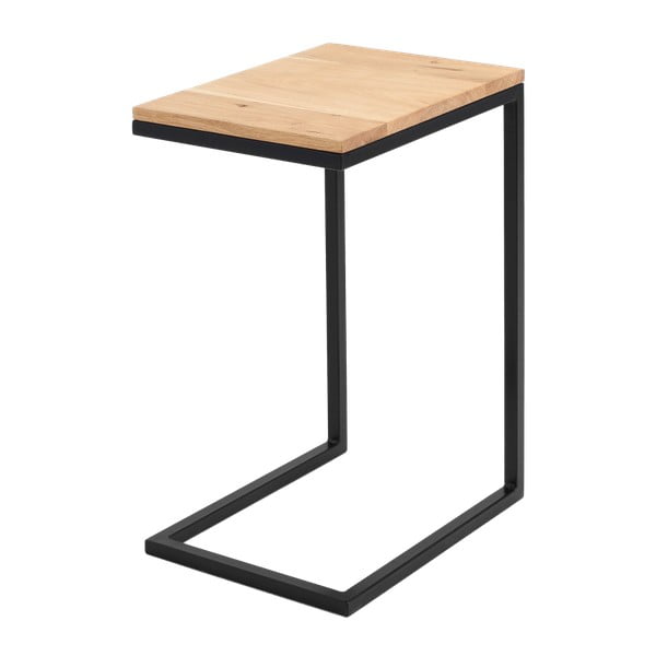 Сгъваема маса с черна конструкция Lupe - CustomForm