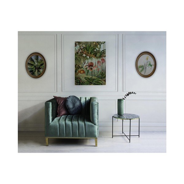 Овална картина за стена Палмово дърво - Velvet Atelier-image-1
