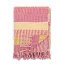 Жълто/розово одеяло от рециклиран памук 130x160 cm Isnel – Bloomingville