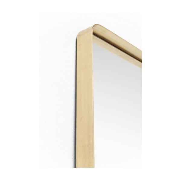 Zrcadlo s rámem v mosazné barvě Kare Design Rectangular, 200 x 70 cm-image-2