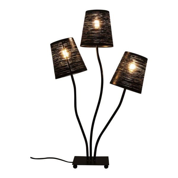 Настолна лампа с черно дърво - Kare Design