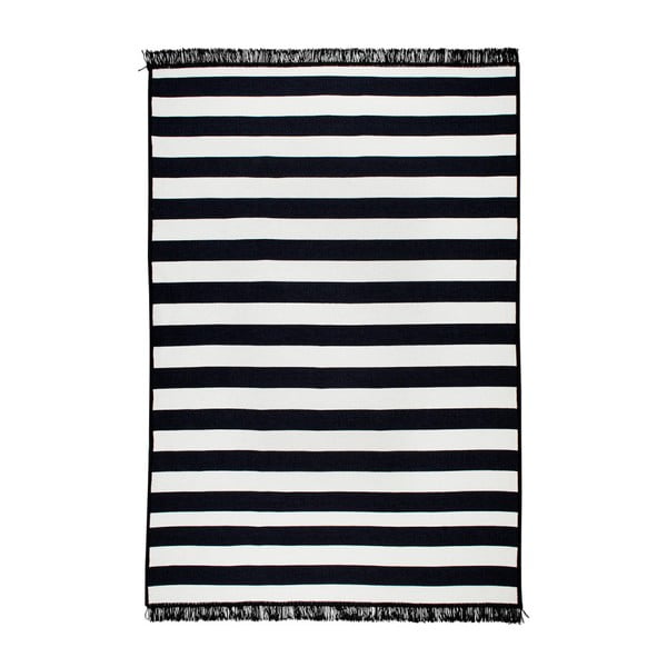 Черно-бял двустранен килим Sentinus, 140 x 215 cm - Cihan Bilisim Tekstil