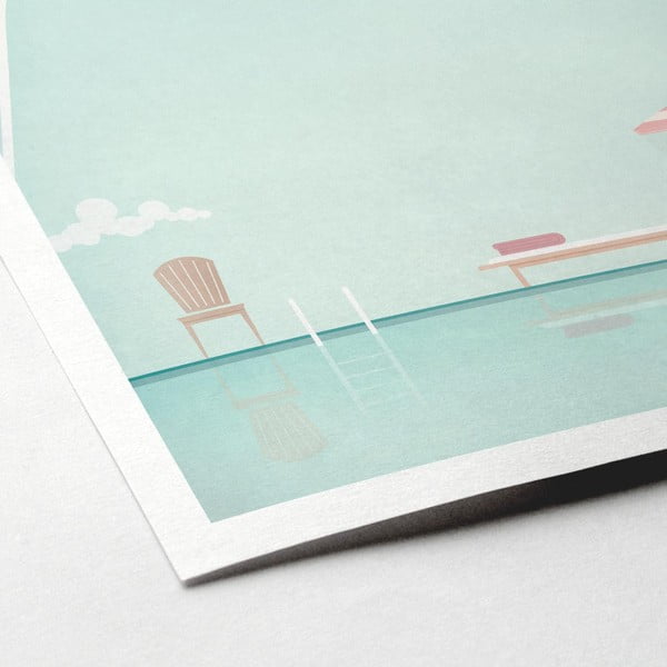 Плакат , 50 x 70 cm Côte d'Azur - Travelposter-image-2