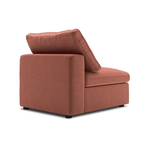 Розова средна част на модулен диван от велур Galaxy - Windsor & Co Sofas-image-3