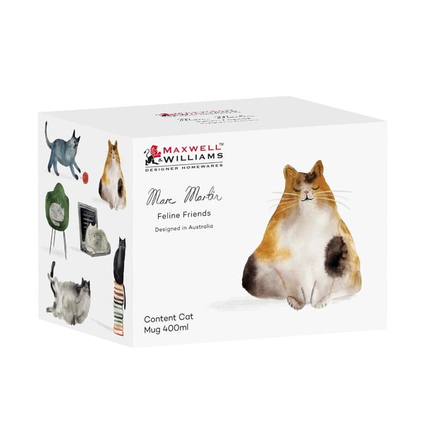 Бяла порцеланова чаша 400 ml Best Feline Friends – Maxwell & Williams-image-2
