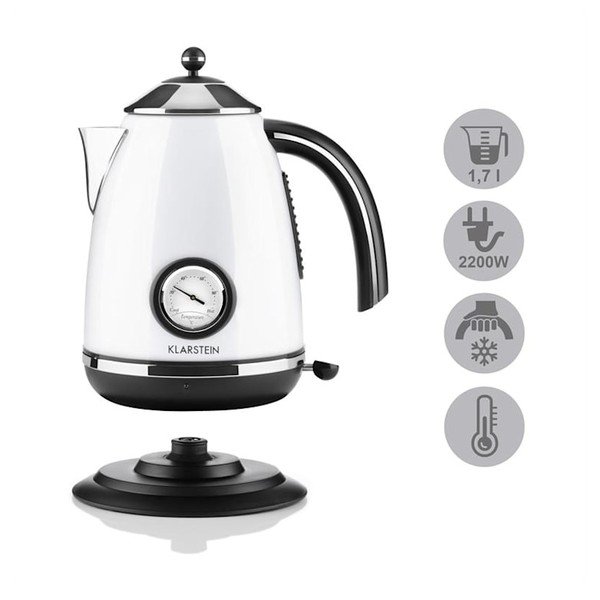 Бял чайник Aquavita Chalet - Klarstein-image-3