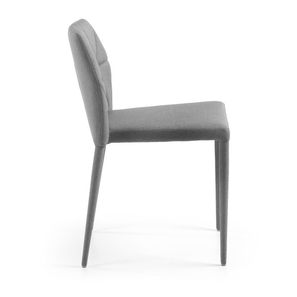 Sada 4 šedých židlí La Forma Gravite-image-1