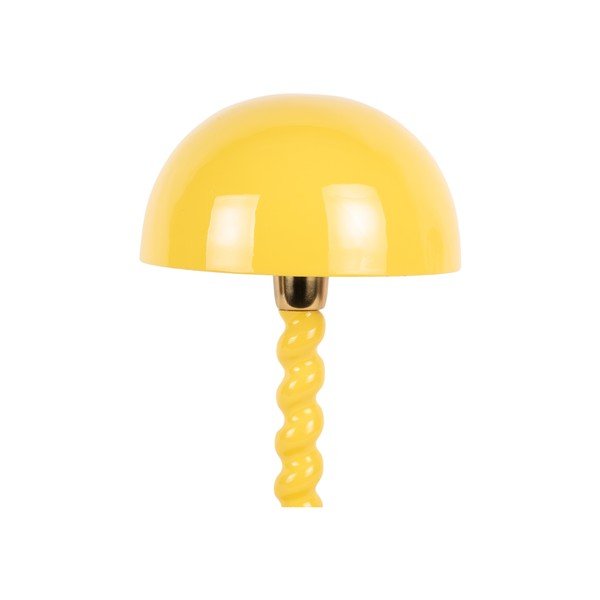 Жълта настолна лампа с метален абажур (височина 39 cm) Prisa – Leitmotiv-image-2