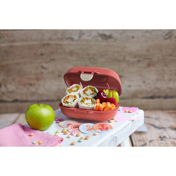 Детска кутия за закуски Orange Umbrella Gram - Monbento-image-3