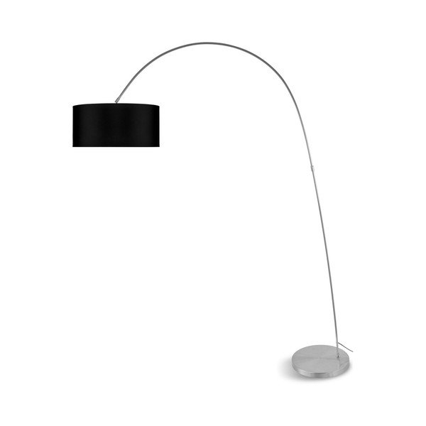 Volně stojící lampa s černým stínidlem Citylights Bolivia