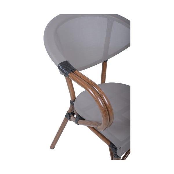 Бежов метален градински стол Toskana – Garden Pleasure-image-2