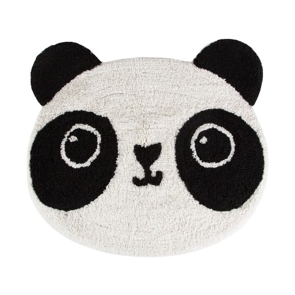 Bavlněný dětský koberec Sass & Belle Kawaii Panda, 63 x 55 cm