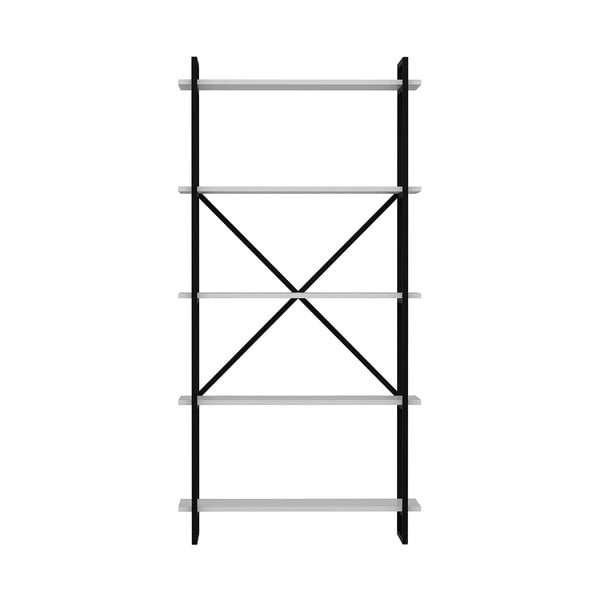 Черно-бял рафт 90x180 cm Elston - Kalune Design