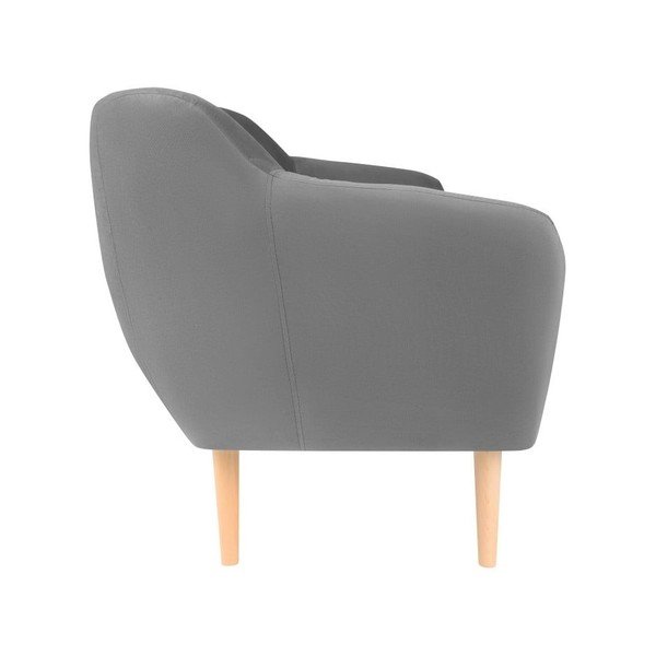 Диван от сиво кадифе , 188 cm Sardaigne - Mazzini Sofas-image-4