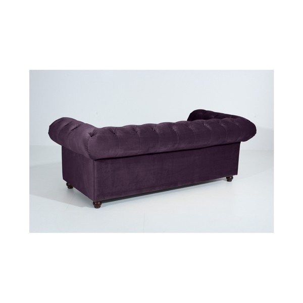 Fialová pohovka Max Winzer Orleans Velvet, 216 cm-image-2