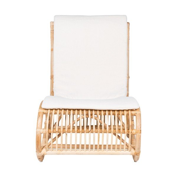 Бял ратанов фотьойл Valencia - House Nordic-image-1