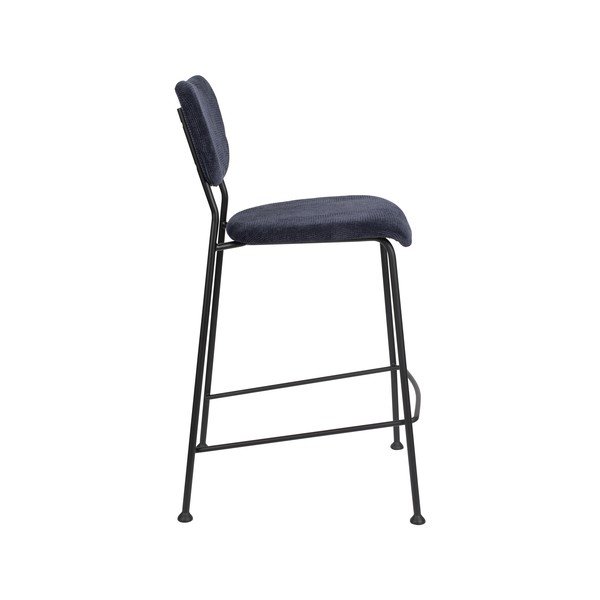 Тъмносини бар столове в комплект от 2 броя 92 cm Benson - Zuiver-image-2