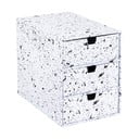 Черно-бяла кутия за чекмеджета с 3 чекмеджета Ingrid - Bigso Box of Sweden